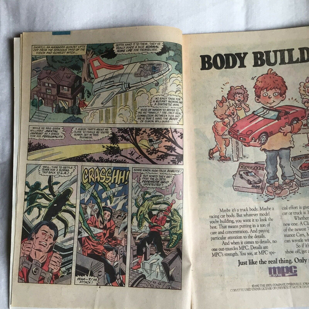 COMIC - MARVEL Comics THE WEST COAST AVENGERS & COMPOSITE AVENGER Mar 1988 (8902