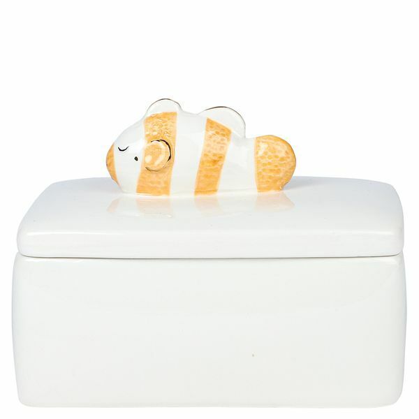 Paperchase Clown Fish Ceramic Trinket Box large - 0943