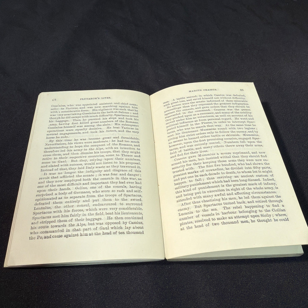 Cassell's National Library H Morley, Plutarch's Lives Nicias Crassus Aratus Thesus