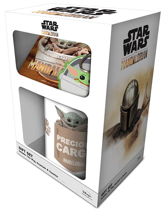 MUG COASTER KEYCHAIN Boxed Gift Set - DISNEY - STAR WARS The Mandalorian THE CHILD