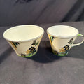 Aynsley England Bone China Art Deco 1930's Tea Cup and Sugar Bowl - (2095)