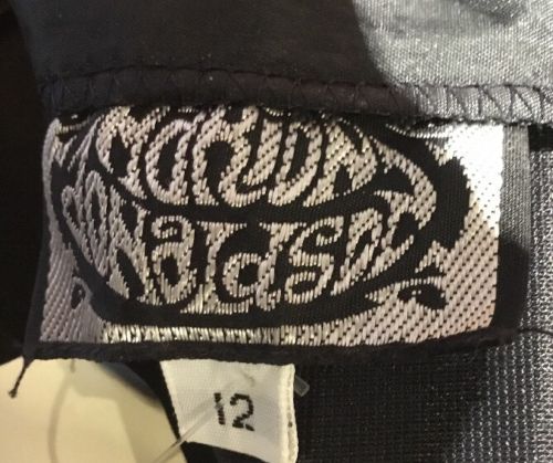 Marion Donaldson Vintage 1980’s Dress Blue + Black Velvet Prop Collectors (2537)