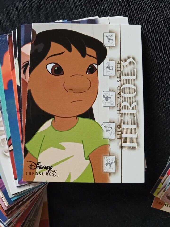 Upper Deck 2003 Disney Treasures Series Set x71 different Trading Cards -(5742)