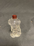 Manon Freres Puppy Perfume Bottle 1930's French bakelite Cap - (1812)