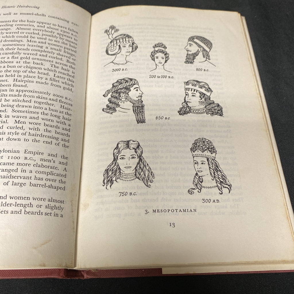 Book - Historic Hairdressing - Joyce Asser 1973 - (1653)