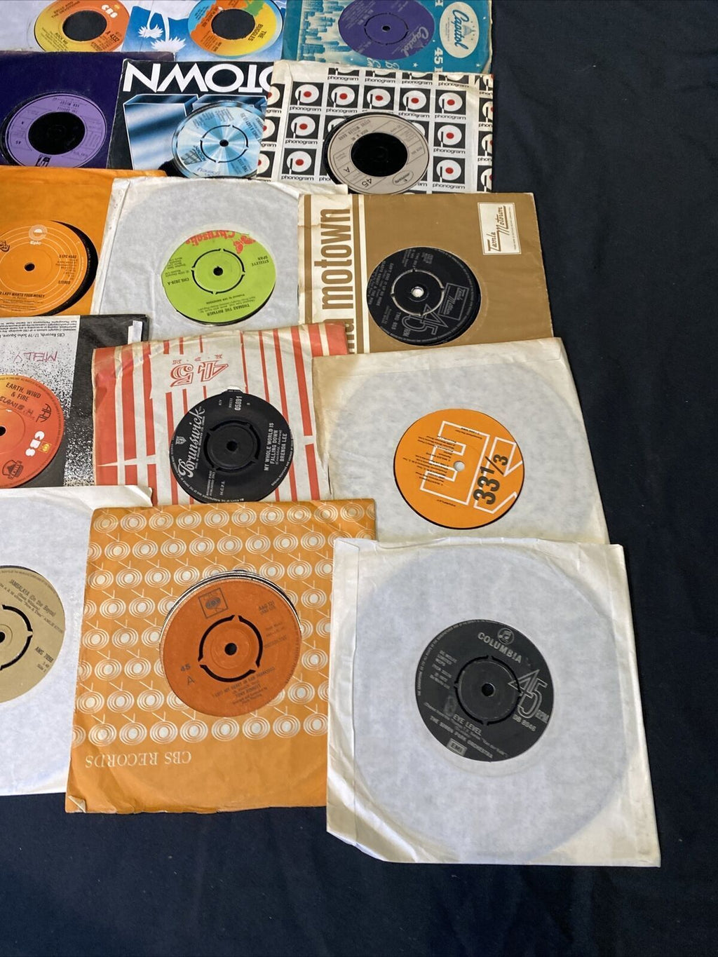 Vintage 1980's 7" Singles x20  Buggles Commodores Wild Cherry + More (8363