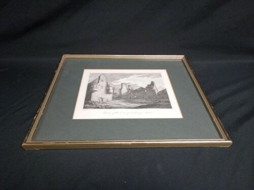 J. Skene R. Scott 1807 Original Engraving Ruins of Earl of Orkney's palace (7011