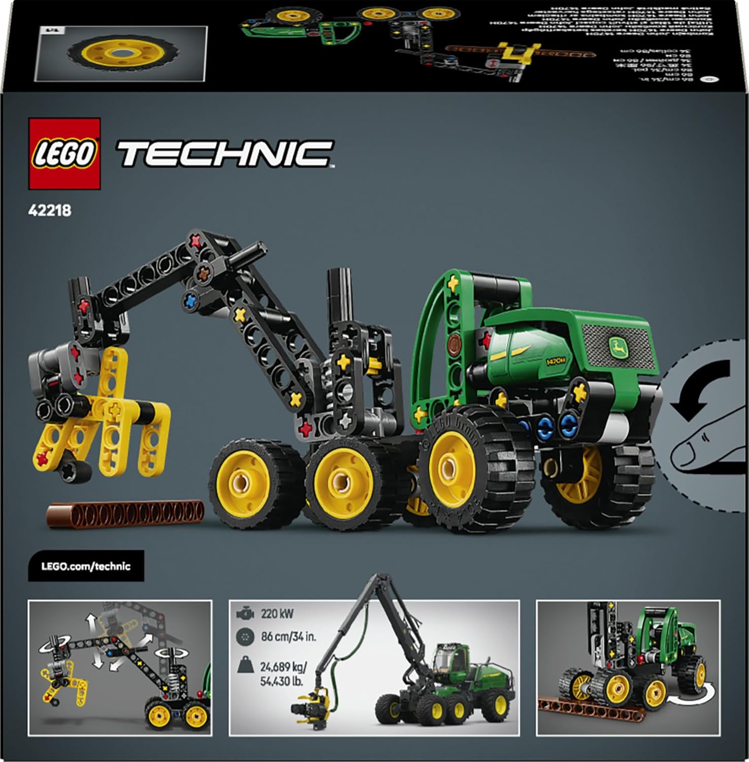 LEGO Technic - John Deere 1470H Wheeled Harvester - 42218