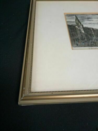 Joseph Swan 1829 Original engraving hand coloured Trongate & Argyle Street (7002