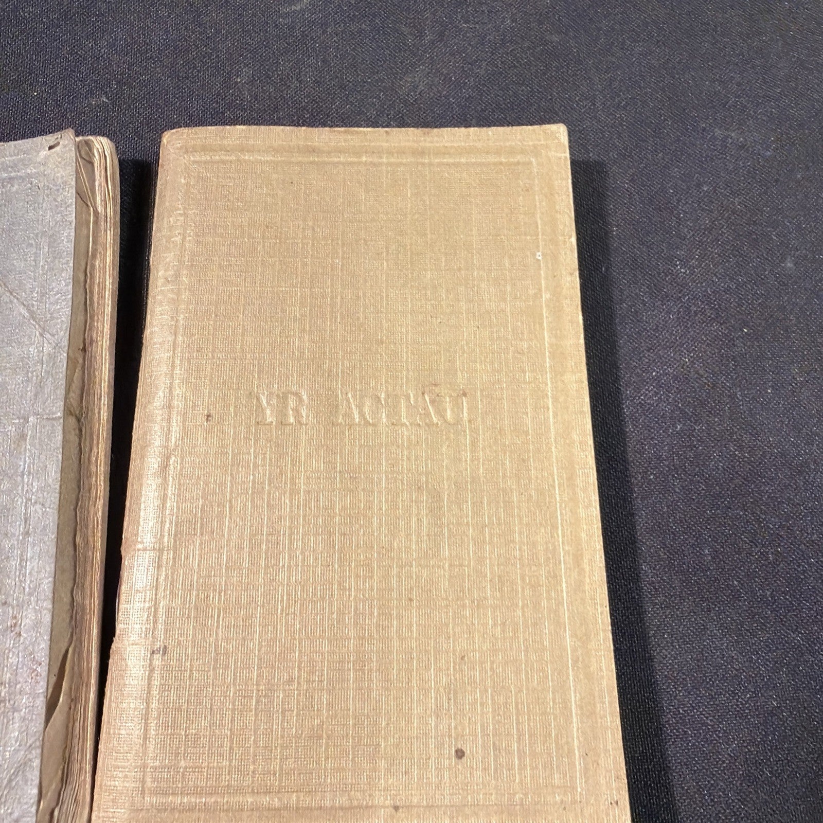 Welsh Language Small Biblical Books Dated 1899 Sant Marc and Yr Actau - (2056)