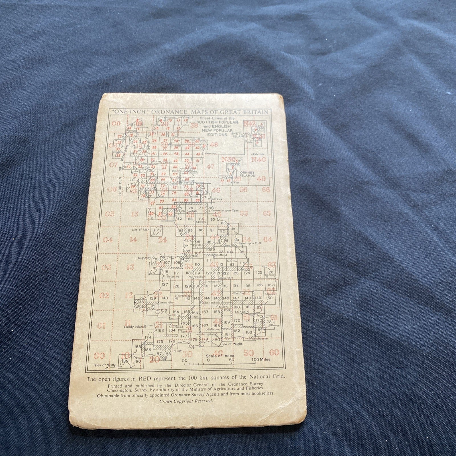 East Kent Ordnance Survey One Inch Map Published 1947 #173 (1287)