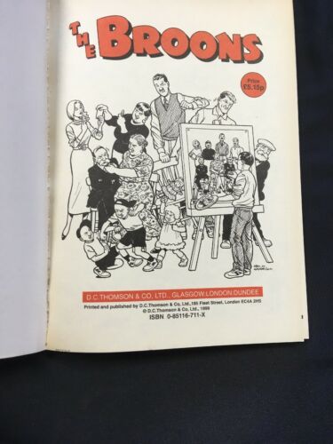 The Broons - 1999 Annual D.C Thompson Glasgow Ken Harrison - (7409)