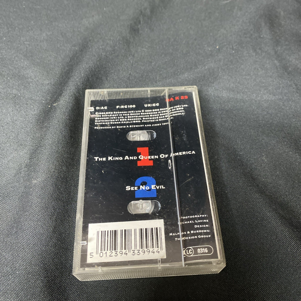 Eurythmics The King and Queen of America Music Cassette Tape 1990 - (1395)