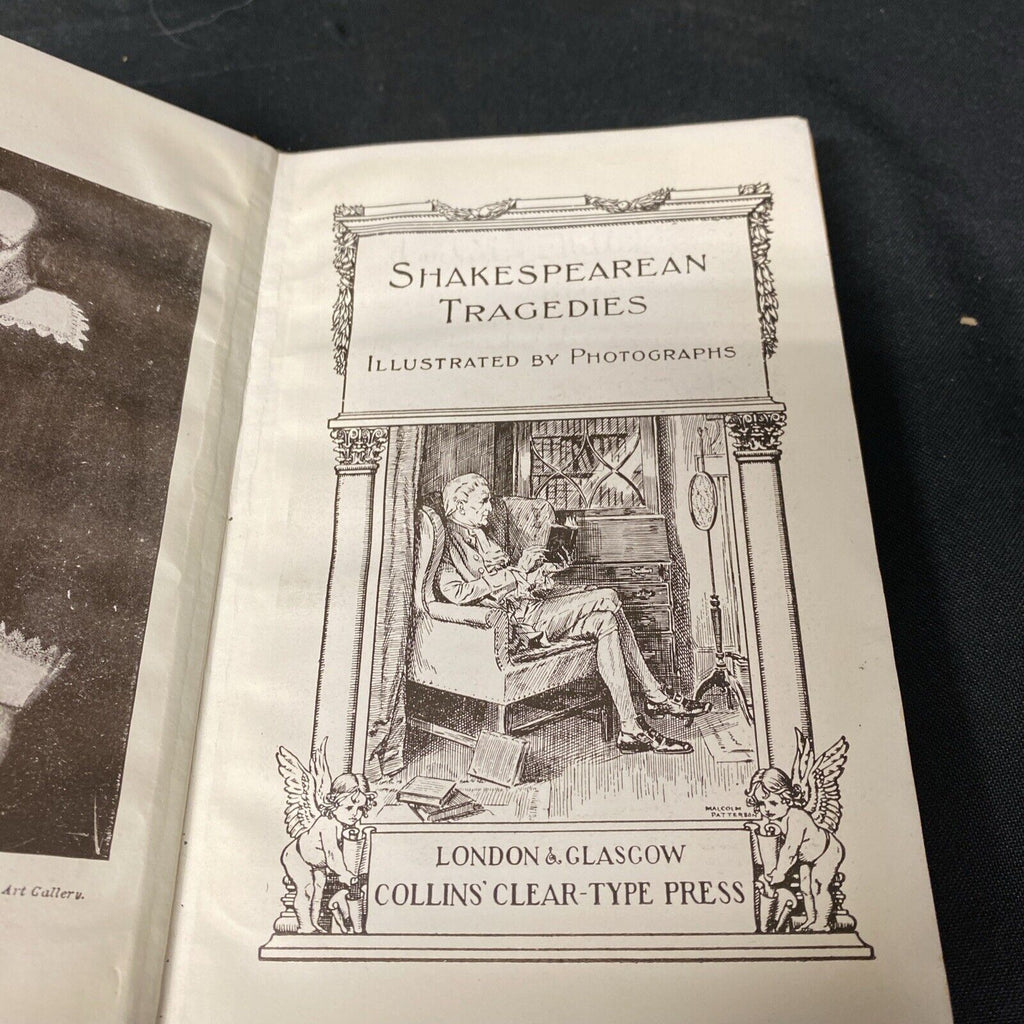BOOK - Shakespearean Tragedies - Collins Leather Bound With Photographs - (5257)