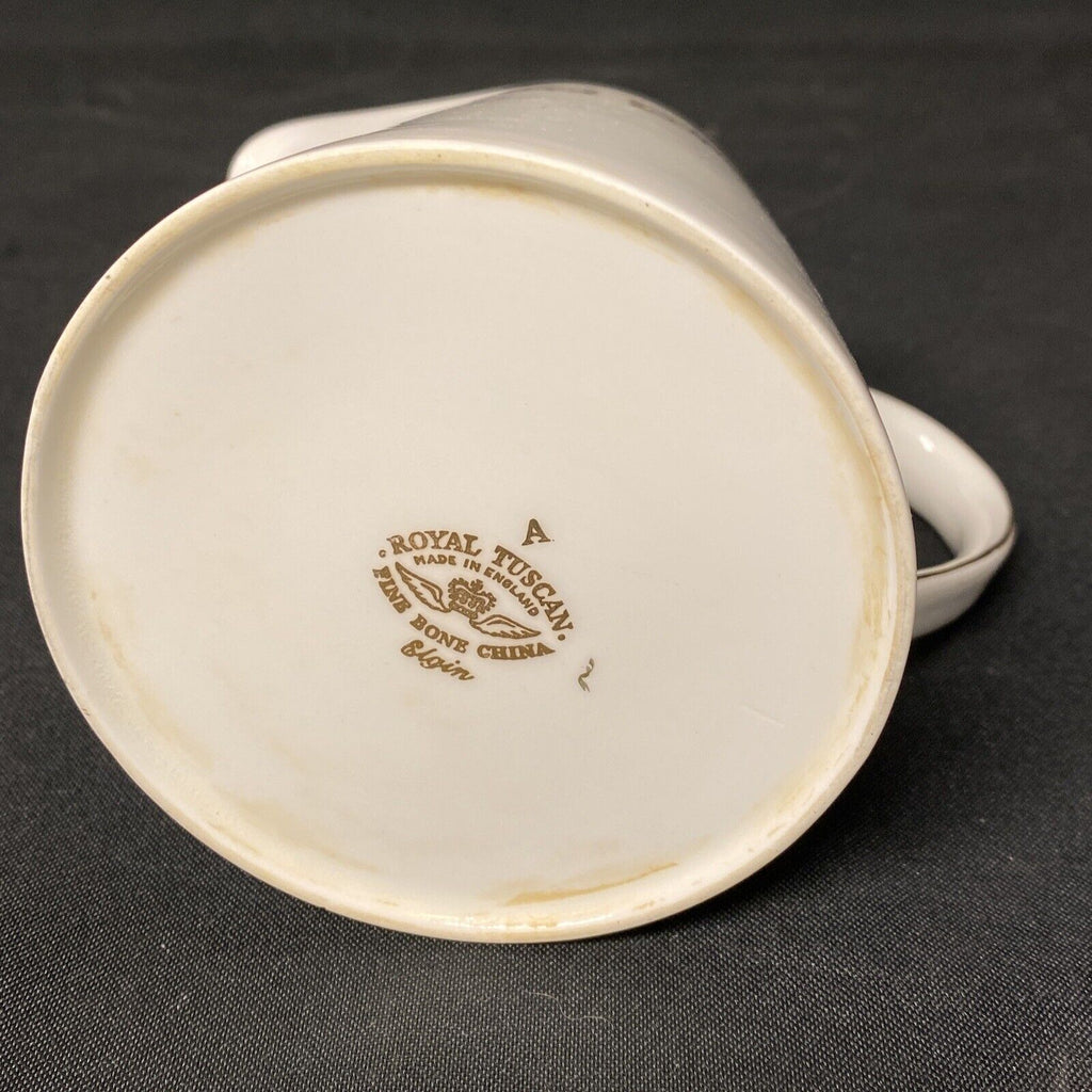 Wedgwood (Royal Tuscan) Metalised Hotelware ELGIN Milk Jug - (9022)
