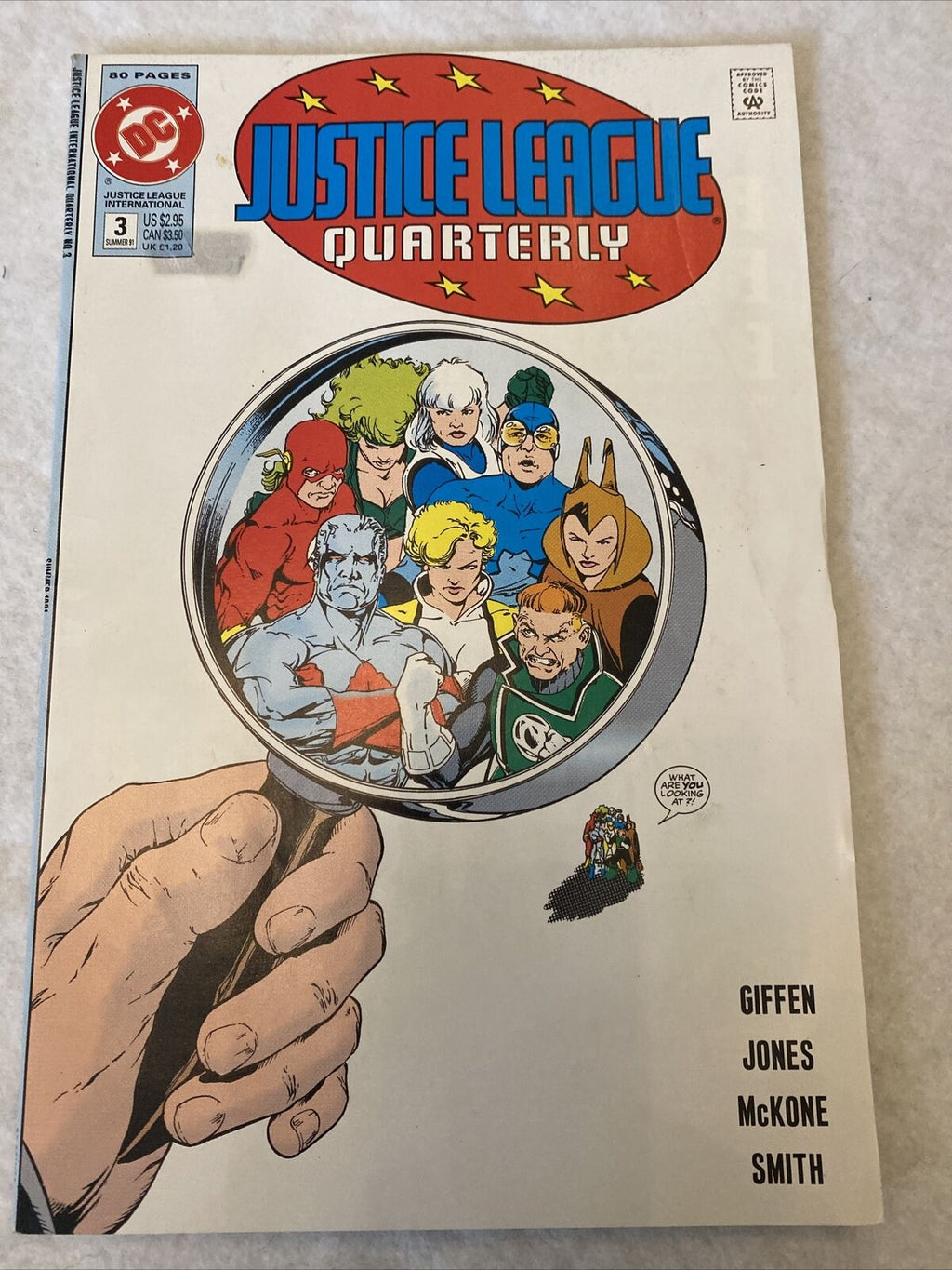 COMIC - DC Comics  JUSTICE LEAGUE QUARTERLY Summer 1991 - New York (8804)
