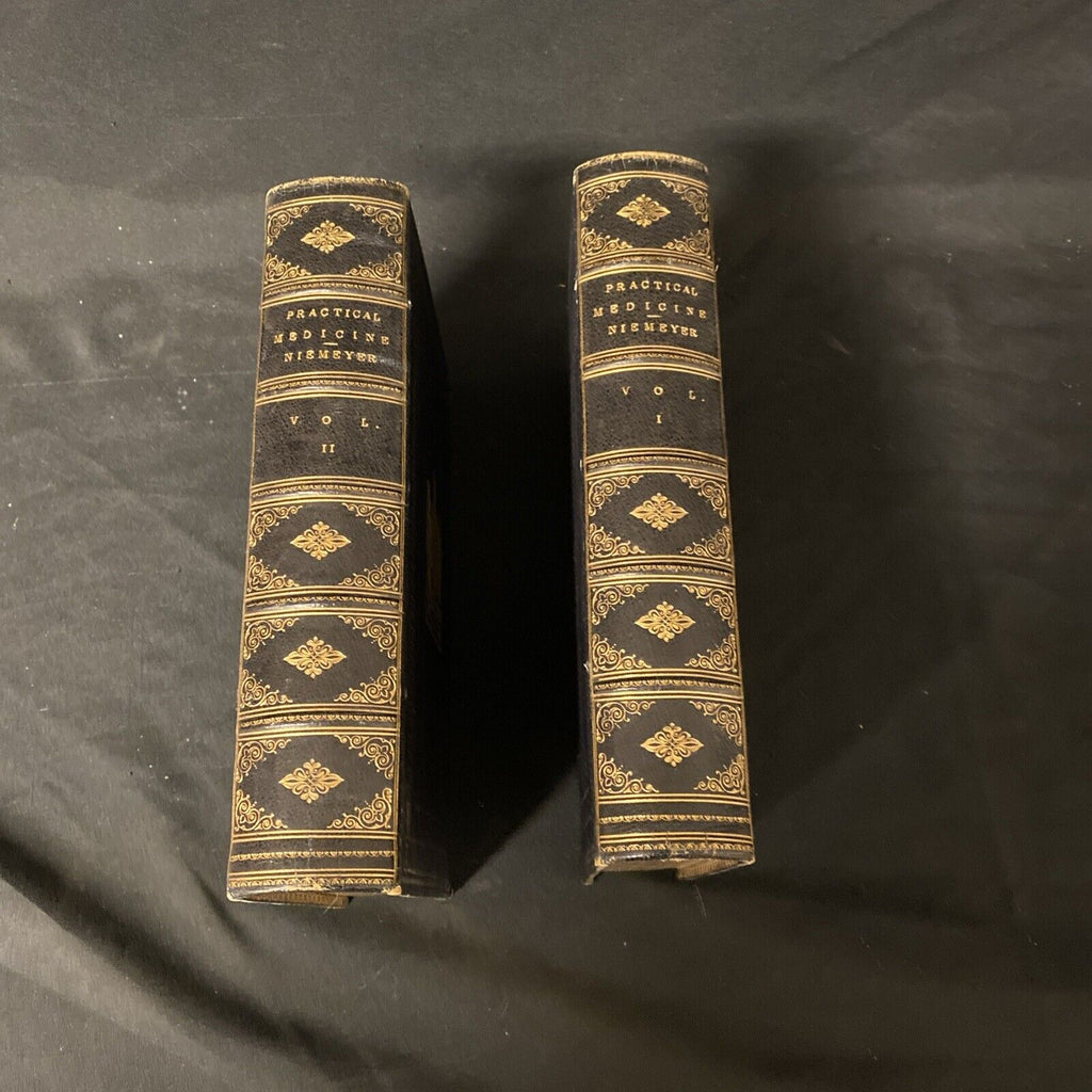 Dr Felix Niemeyer Practical Medicine and Anatomy Vol 1&2 1872 Books (5275)