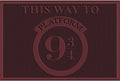 DOORMAT Rubber - Harry Potter Platform 9 3/4