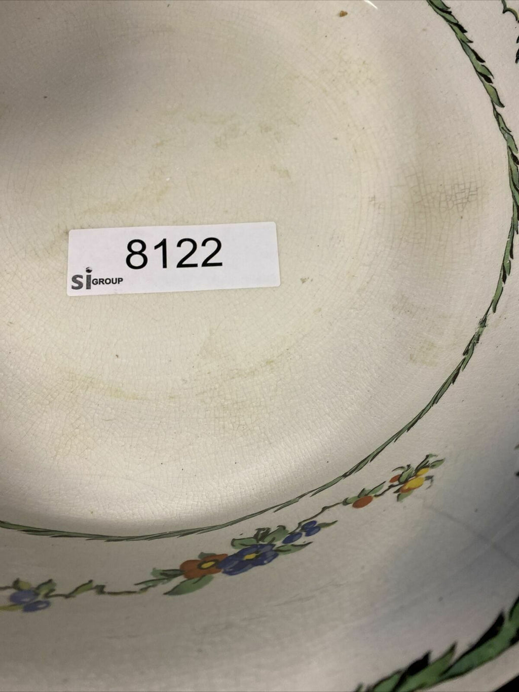 Swinnertons 1930's Very Large pottery bowl Pink 41cm Very Rare Bowl - (8122)