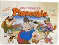 ORIGINAL UK QUAD POSTER - Disney's Pinocchio (1978 re-release) - (6566)