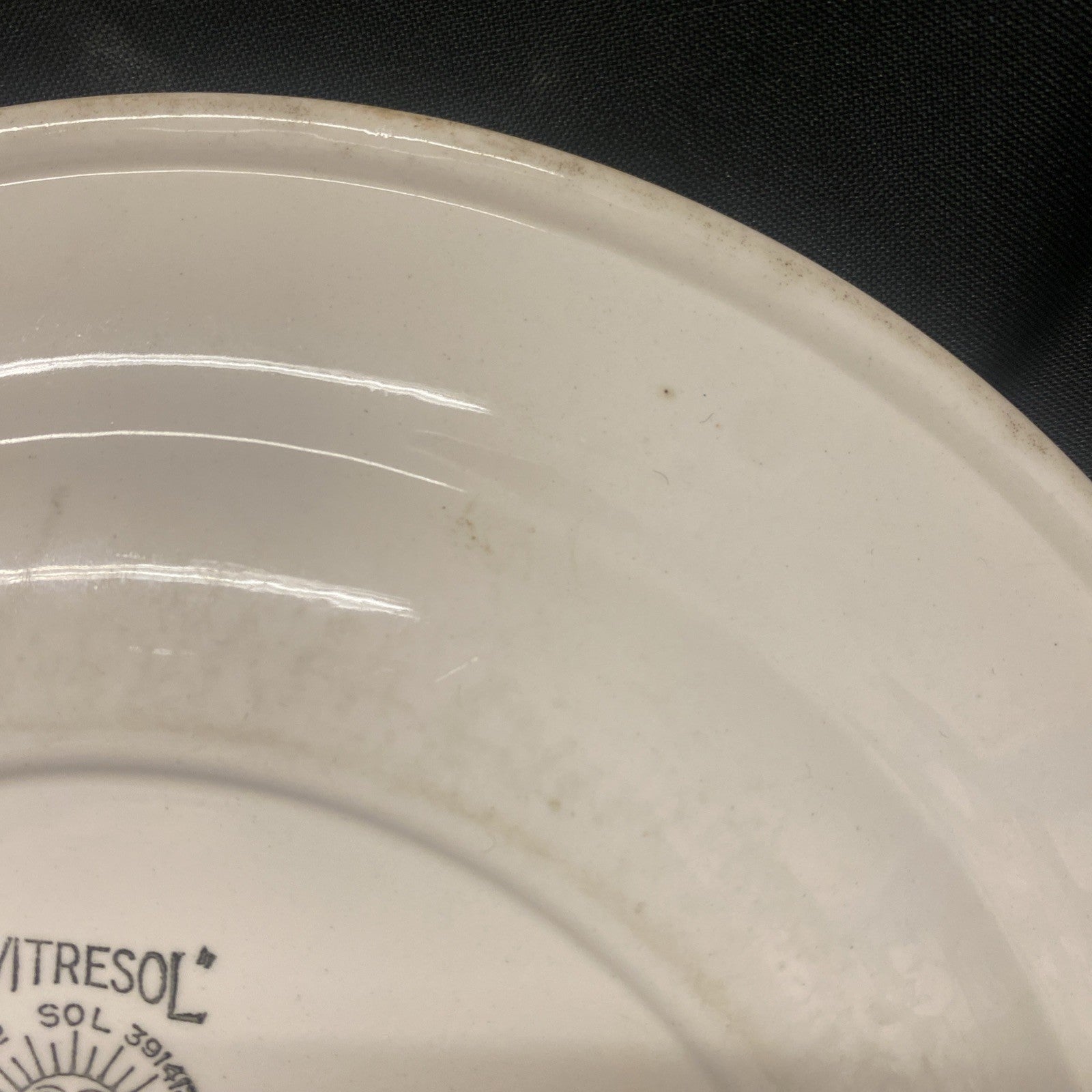 J&G Meakin england Ironstone Vitresol Plate Reg D. 391413 10" - (1721)