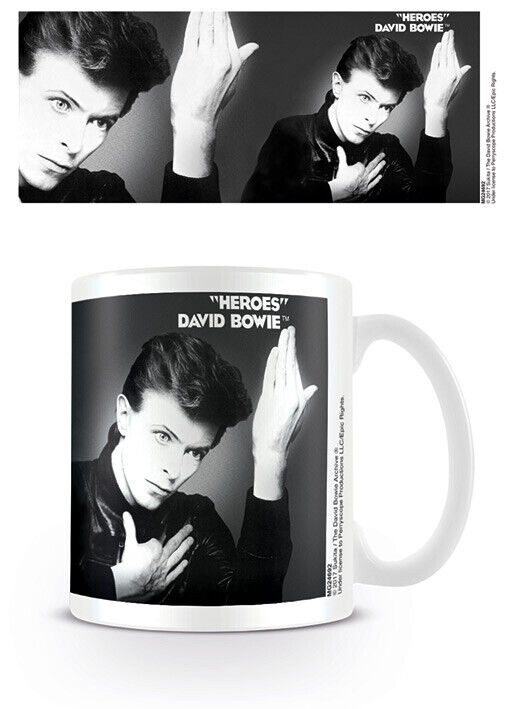 MUG Boxed Ceramic - MUSIC - David Bowie HEROES