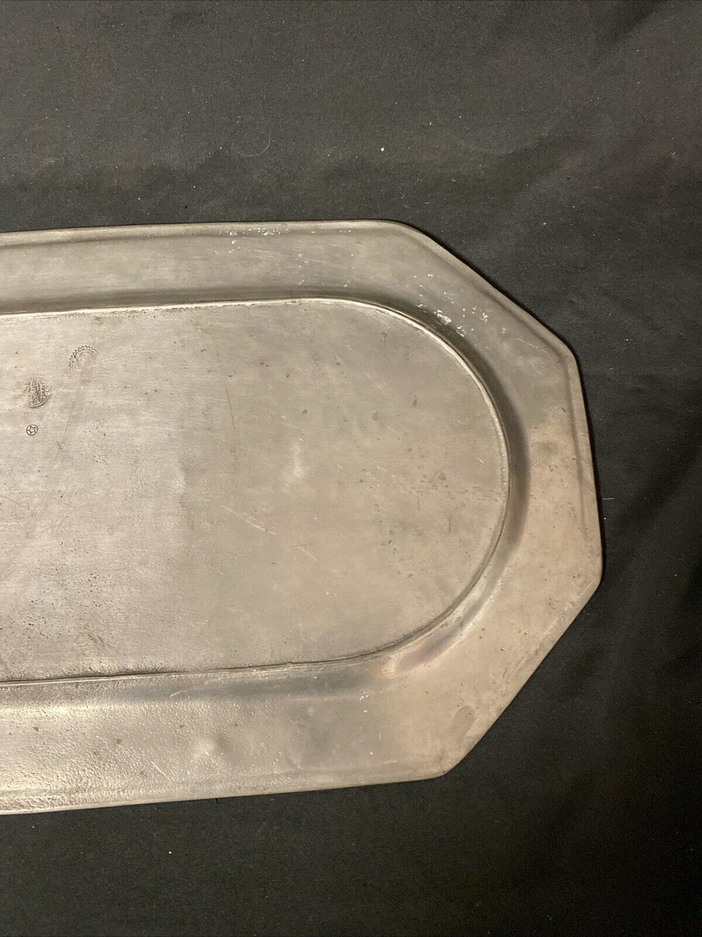 Antique German Pewter 3 Angel & Star in circle Hallmarks 50cm long - (5721)