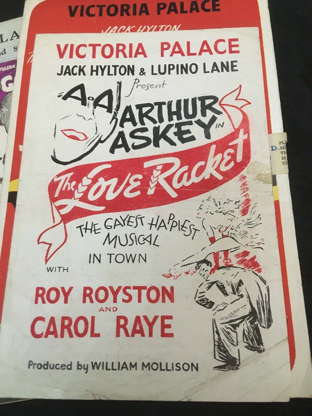 Victoria Palace 1950's Theatre programmes x 6 Flanagan Nervo Knox Askey Etc - (2948)