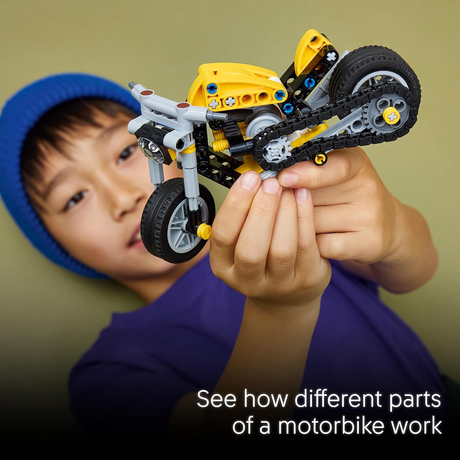 LEGO Technic - Yellow Motorcycle - 42225