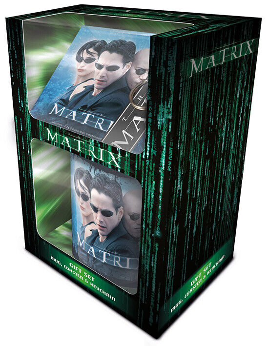 MUG COASTER KEYCHAIN Boxed Gift Set - MOVIE - The Matrix Iconic