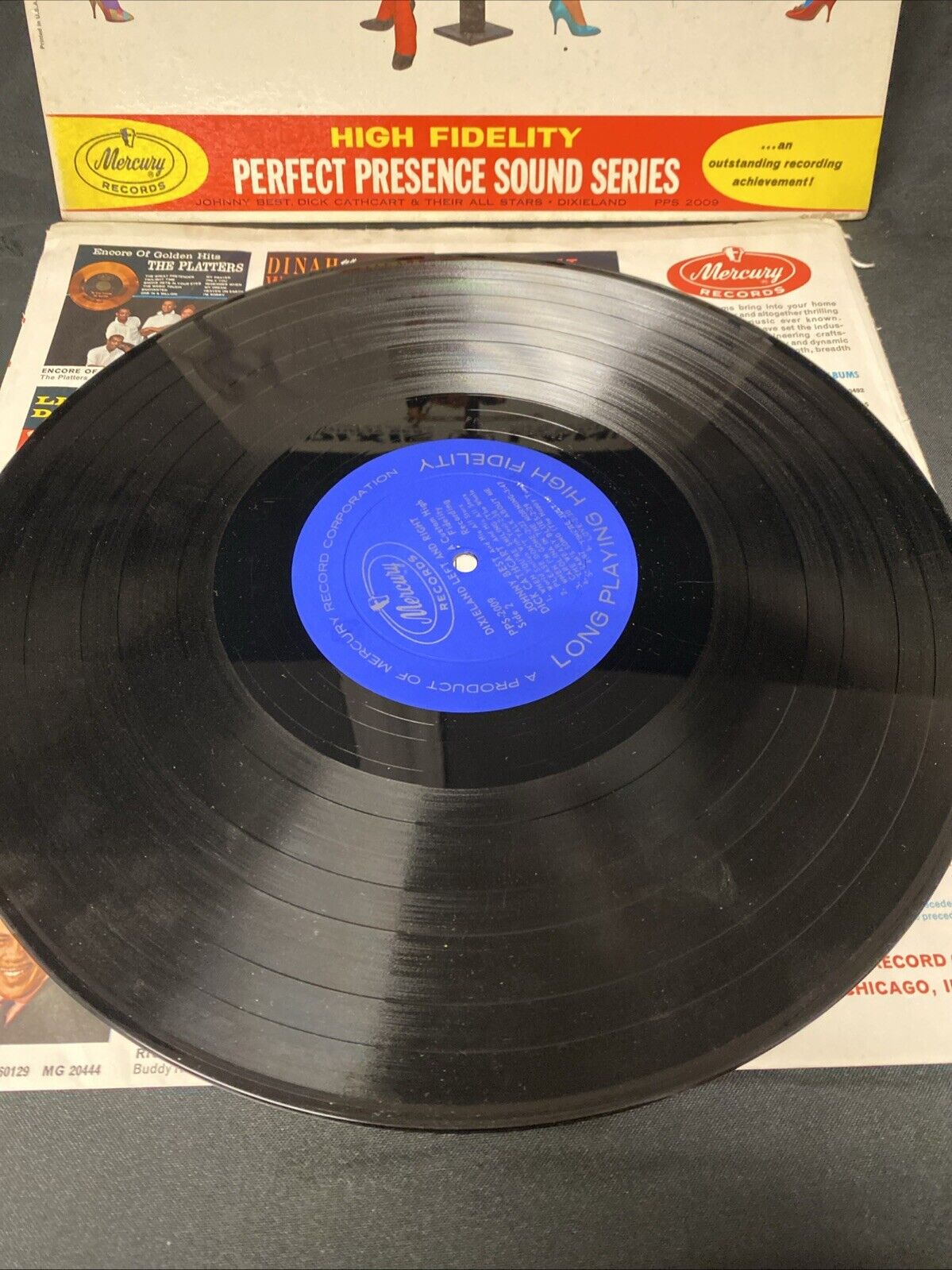 VINYL RECORD - Dixieland Johnny Best Dick Cathcart Jazz Ex Cond PPS2009 -(5675)