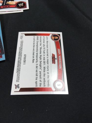 TOPPS WWE Cards 2011 - Raw x 22 Raw Metallic x 3 NXT x 2 - (6341)
