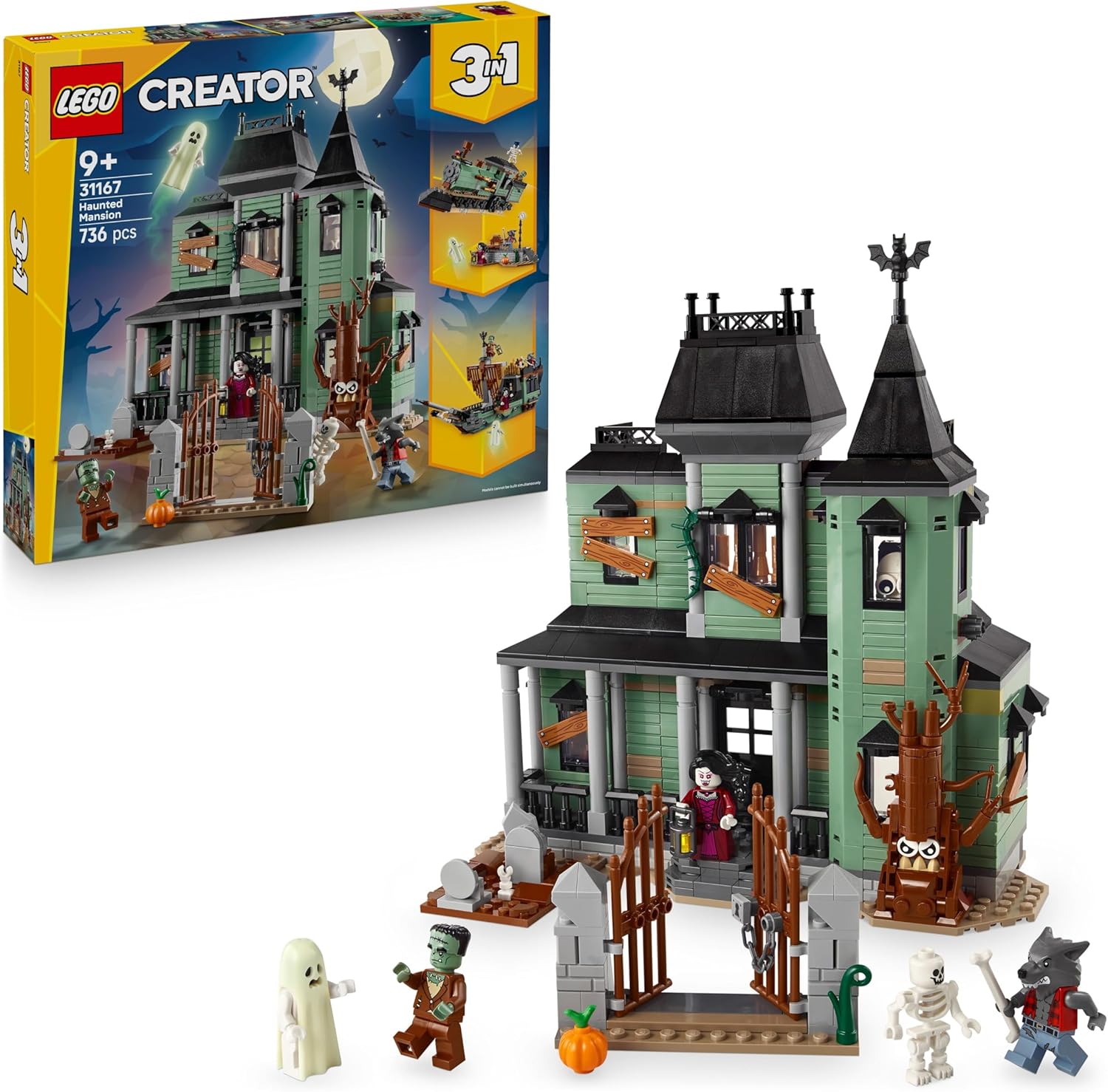 LEGO Creator 3 in 1 - Haunted Mansion - 31167