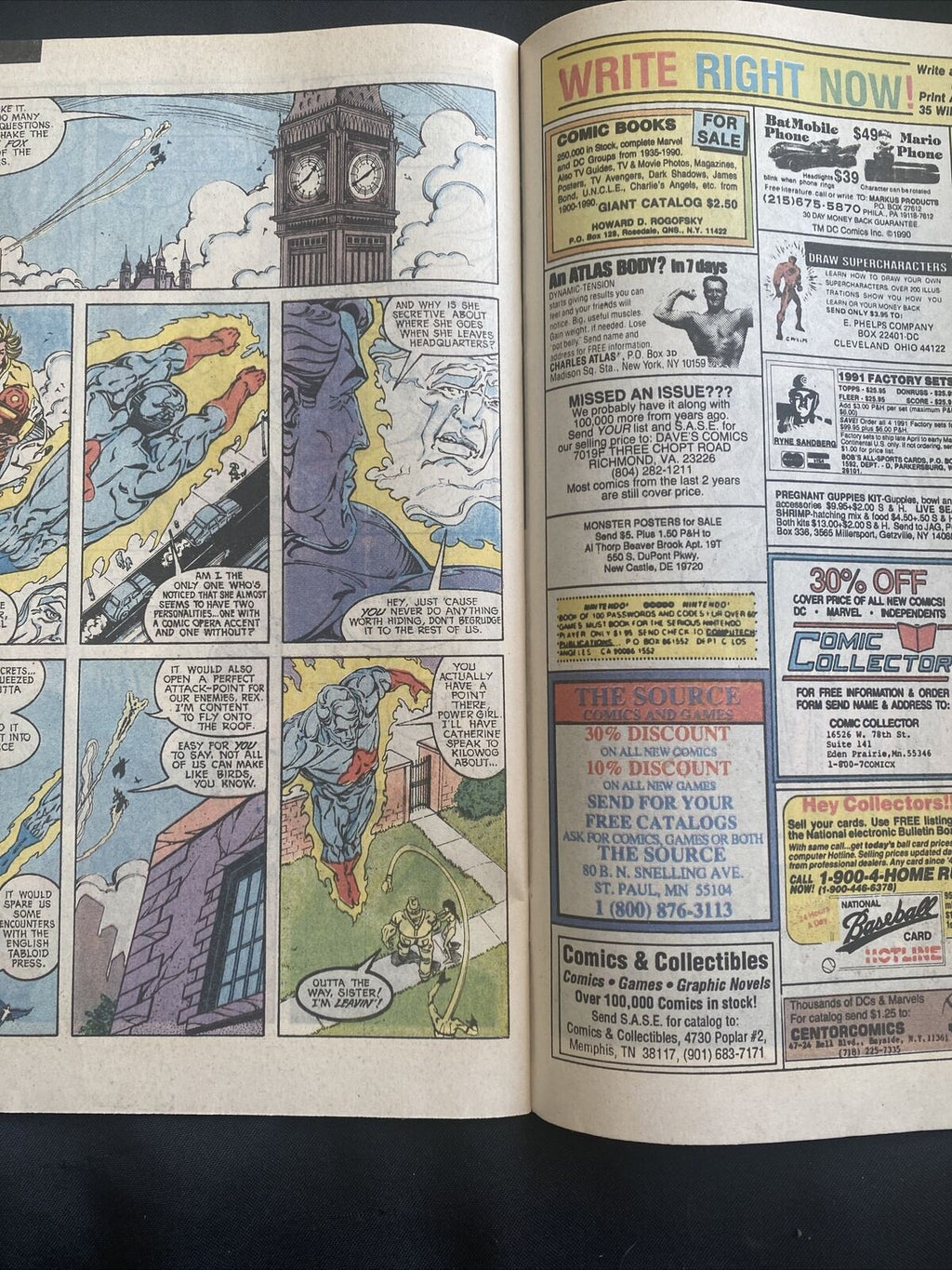 COMIC - DC Comics Justice League EUROPE -Apr 1991 - Nightcrawlers - (8793)
