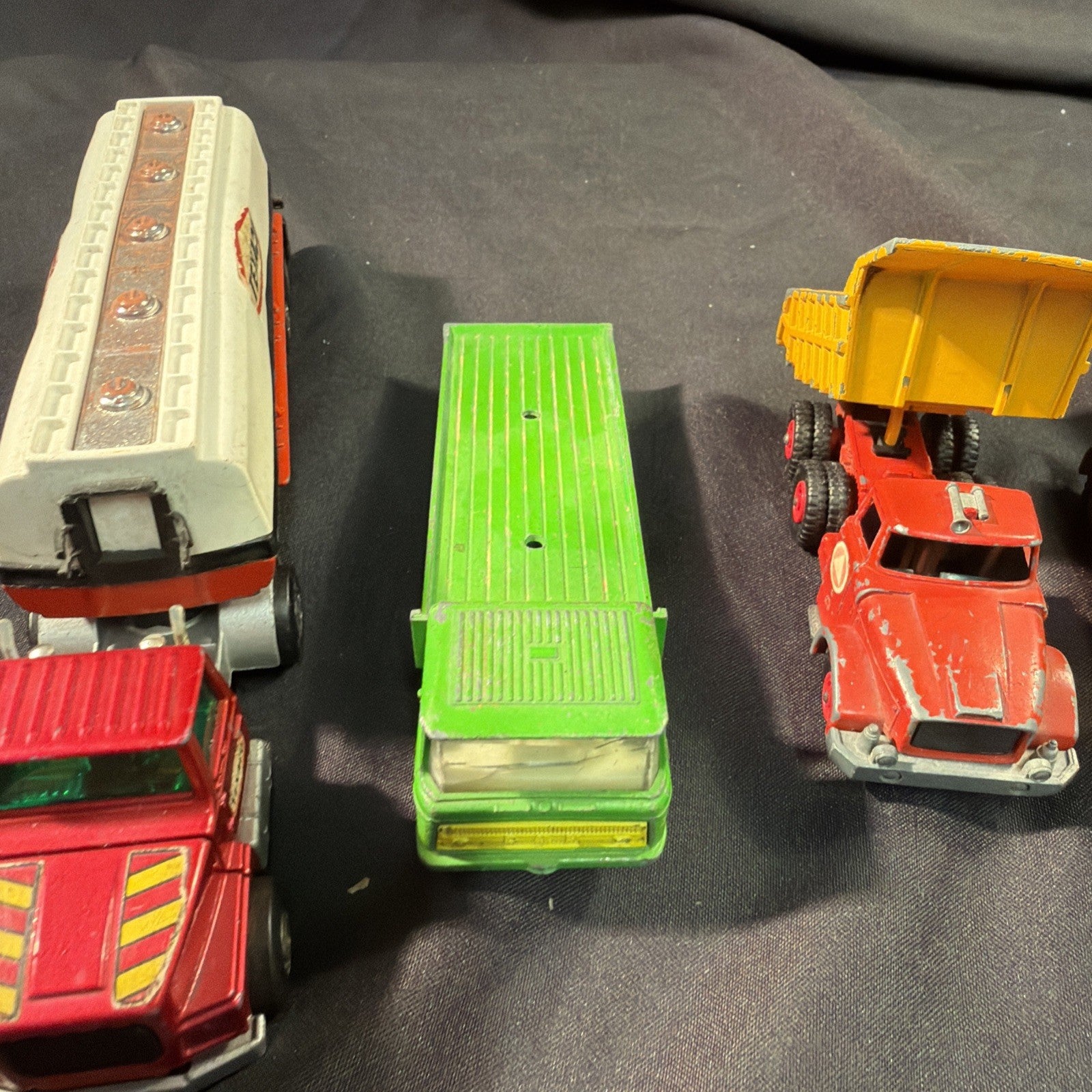 Matchbox Lesney Super Kings 1971-1973 Trucks x 6 inc Texaco Scammell Daf  - (2046)
