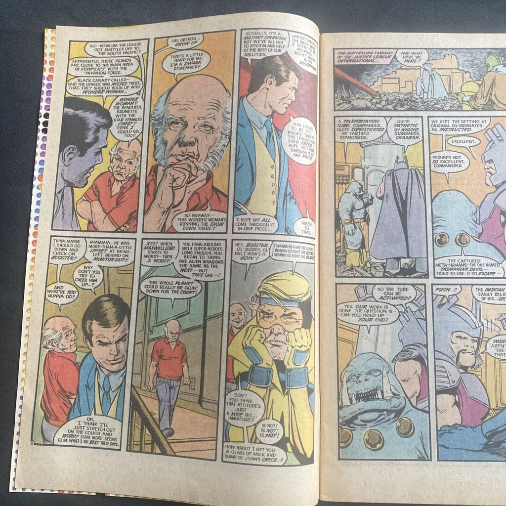 COMIC - DC Comics Justice League INTERNATIONAL - 1988 #22 - Oberon  (8801)