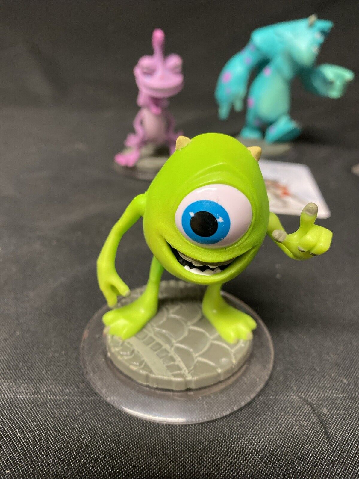 Disney Infinity 1.0 Monsters Inc. Sulley, Randy, Mike Wazowski plus crystal (5563)