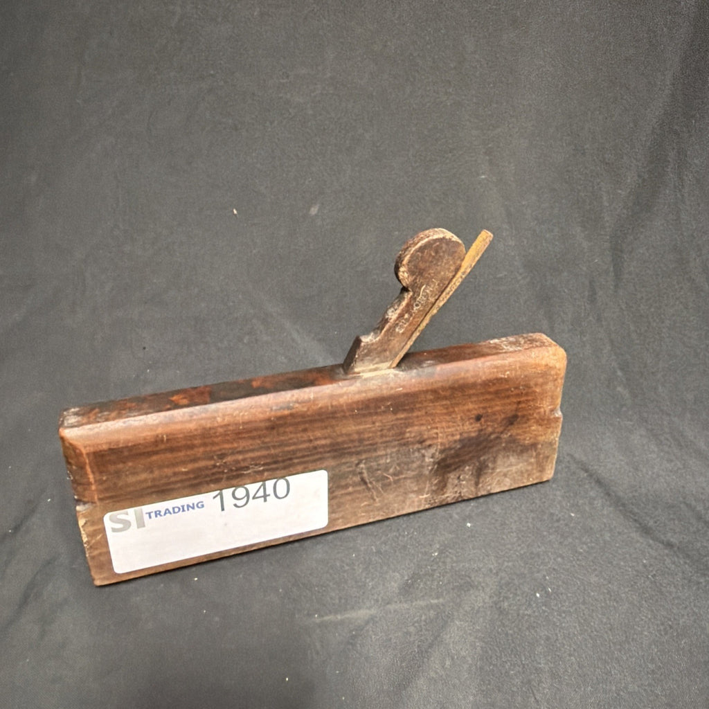 Antique British Wooden Moulding Plane 9.5" J. Clarke, Liverpool - (1940)