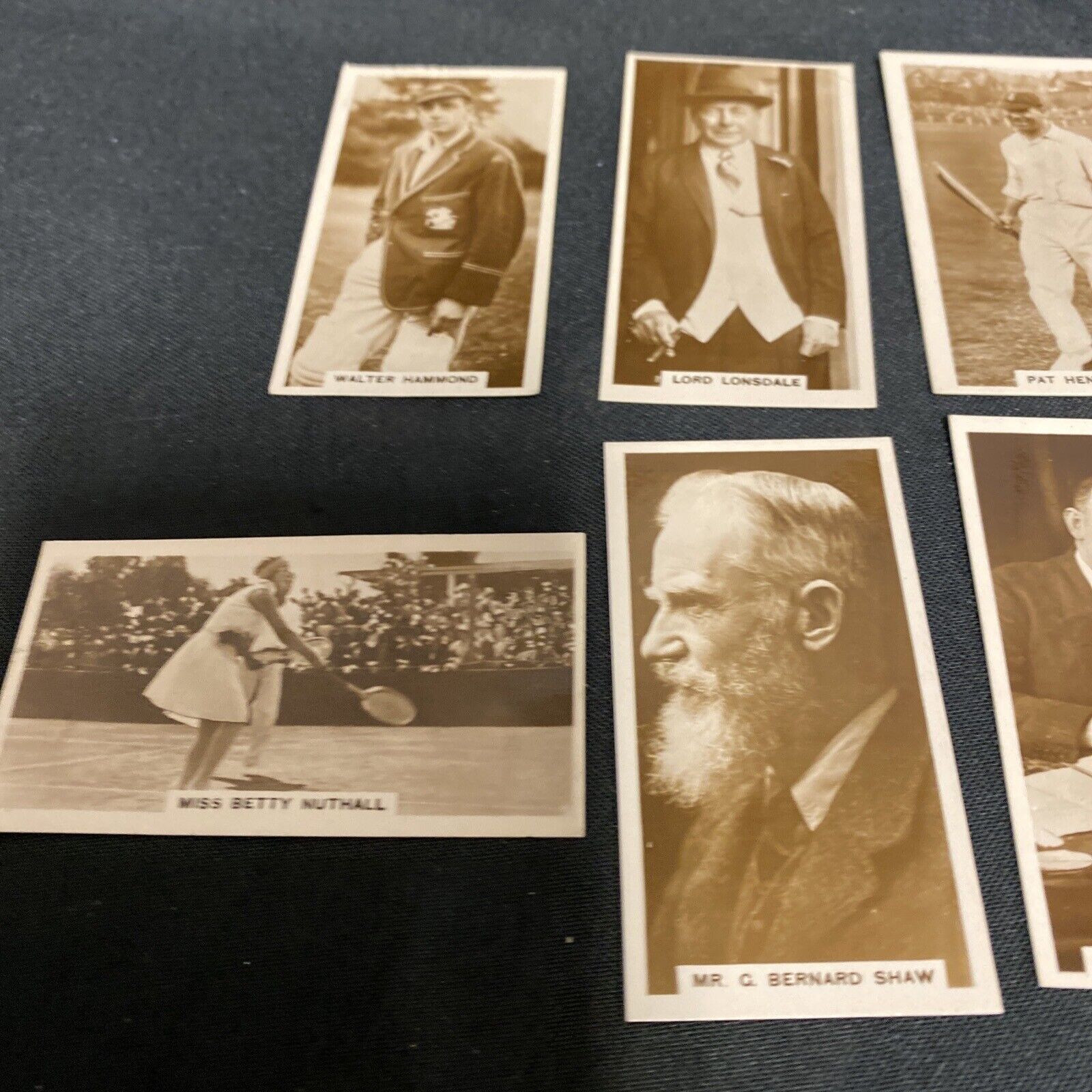MILLHOFF- IN THE PUBLIC EYE Cigarette Photograph 1930 x 8 cards ex. Cond (9154)