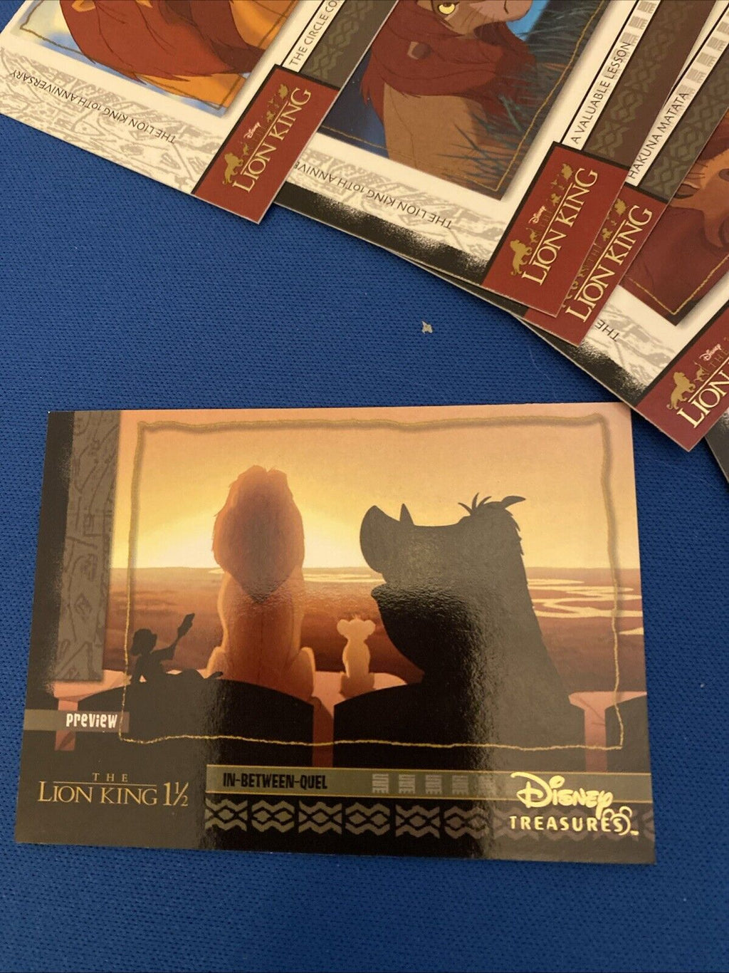 Upper Deck 2003 Disney Treasures Lion King Near Set x8 Trading Cards (5764