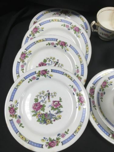 BCM Nelson Ware TSING Part Tea Set Very poor condition 10 pieces (2769)