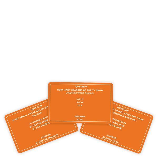 Ultimate TV Trivia pocket family card game - (1387)