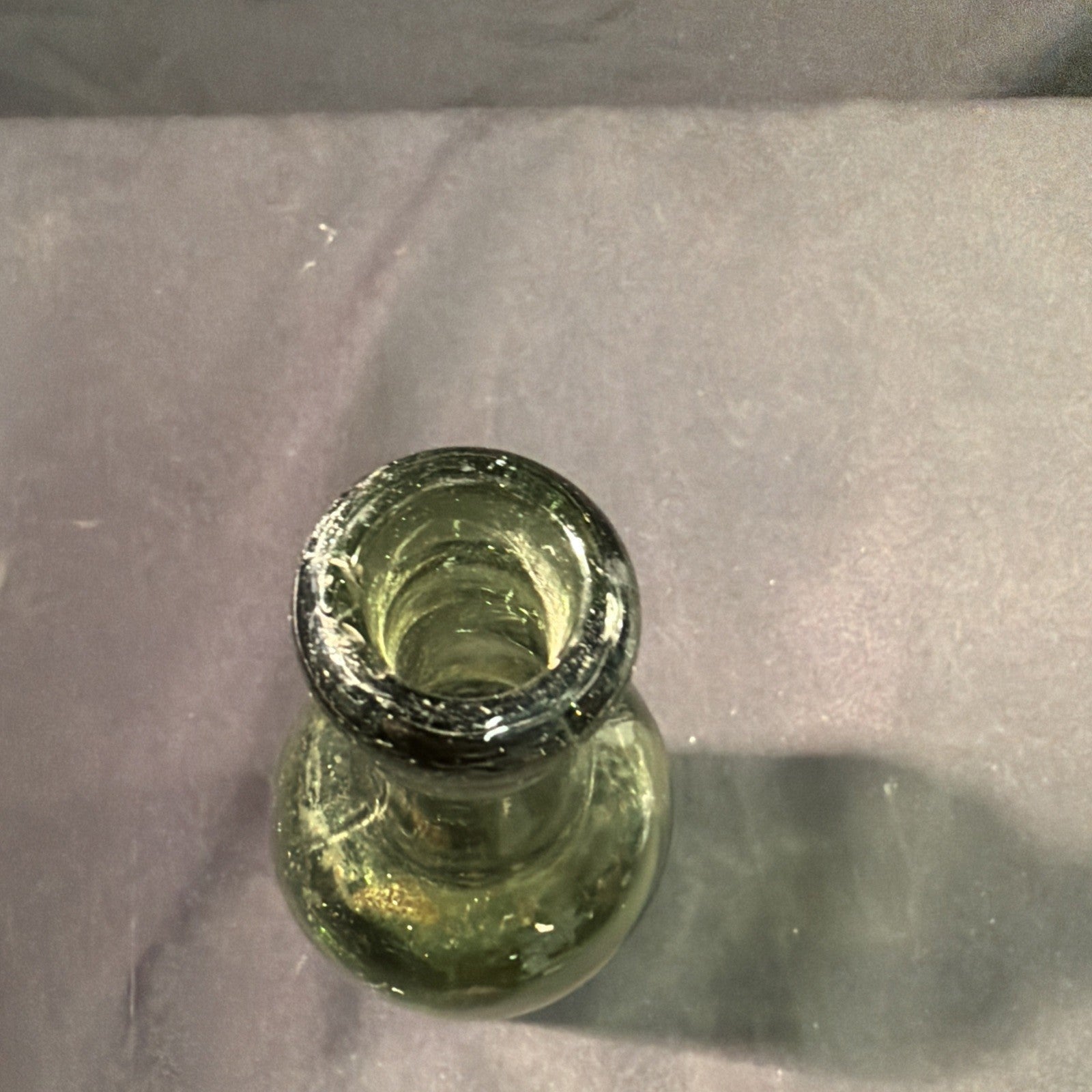 Antique Glass Bottle Albert Harrison Hotel Llanfairfechan Wales 20cm tall 1800's - (2012)
