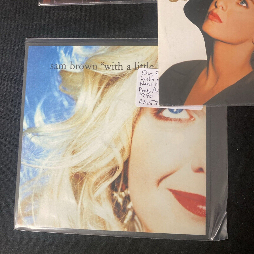 Vinyl Records 7" Singles 5 x 1980's Sam Brown - (9471)