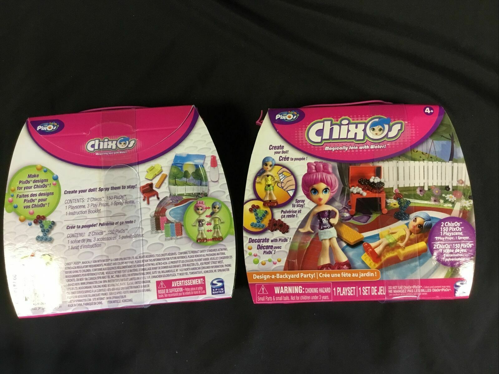 Spin Master Pixos Chixos 2 Packs Brand New Magically Join With Water - (7319)