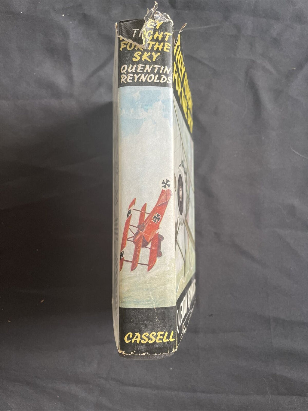 BOOK - They Fought For The Sky - Quentin Reynolds - 1958 print 1st Ed- (9507)