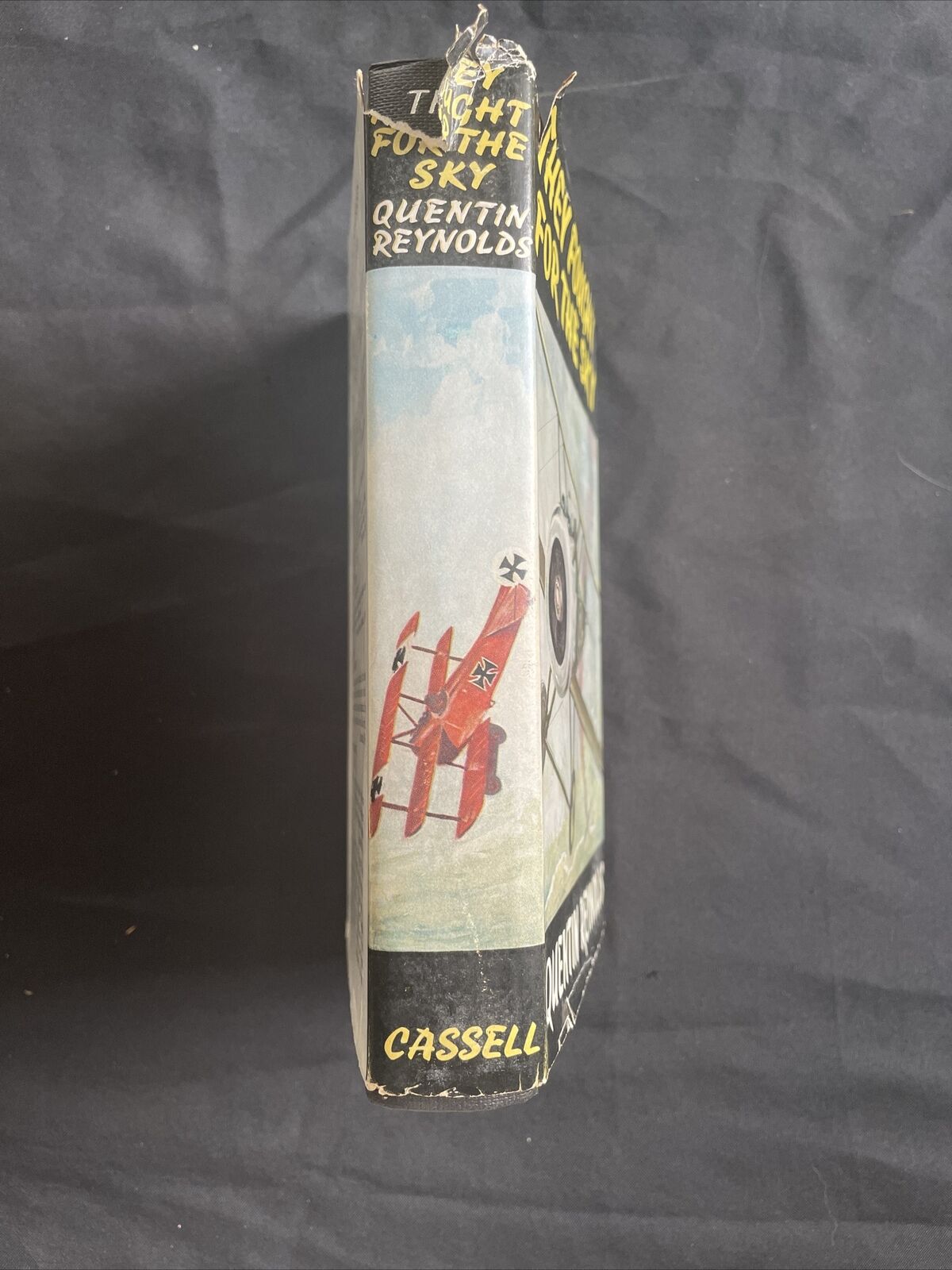 BOOK - They Fought For The Sky - Quentin Reynolds - 1958 print 1st Ed- (9507)