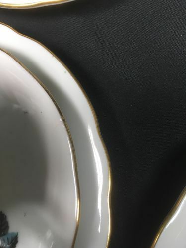 Bohemia Ceramic Works Czechoslovakia tea set antique 18 piece (6 trio) -(2764)
