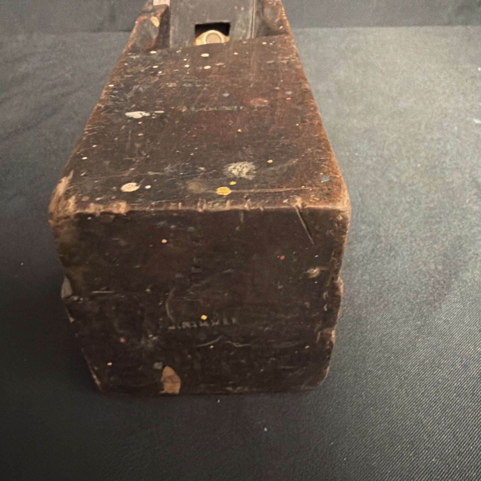 Antique Wood Block Plane 16" with Sheffield steel  - (1939)