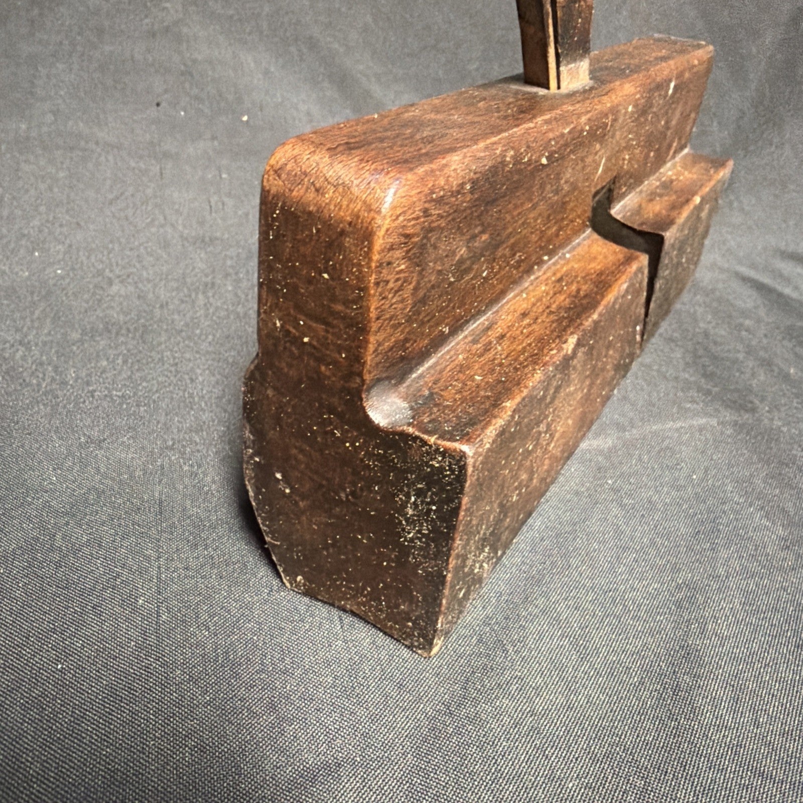 Antique British Wooden Moulding Plane 9.5" J Graham? - (1859)